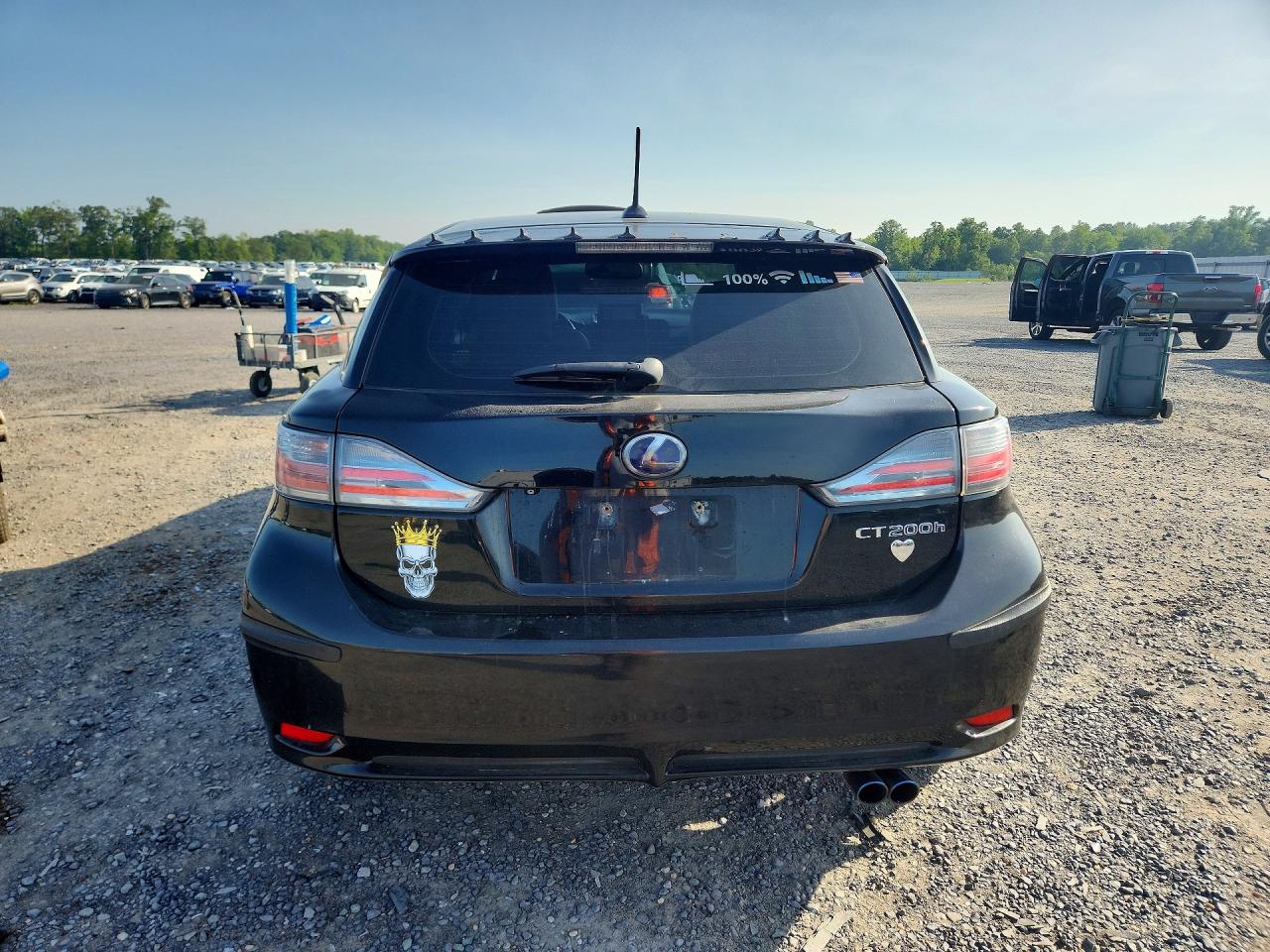 2013 Lexus Ct 200 Black vin: JTHKD5BH7D2163671