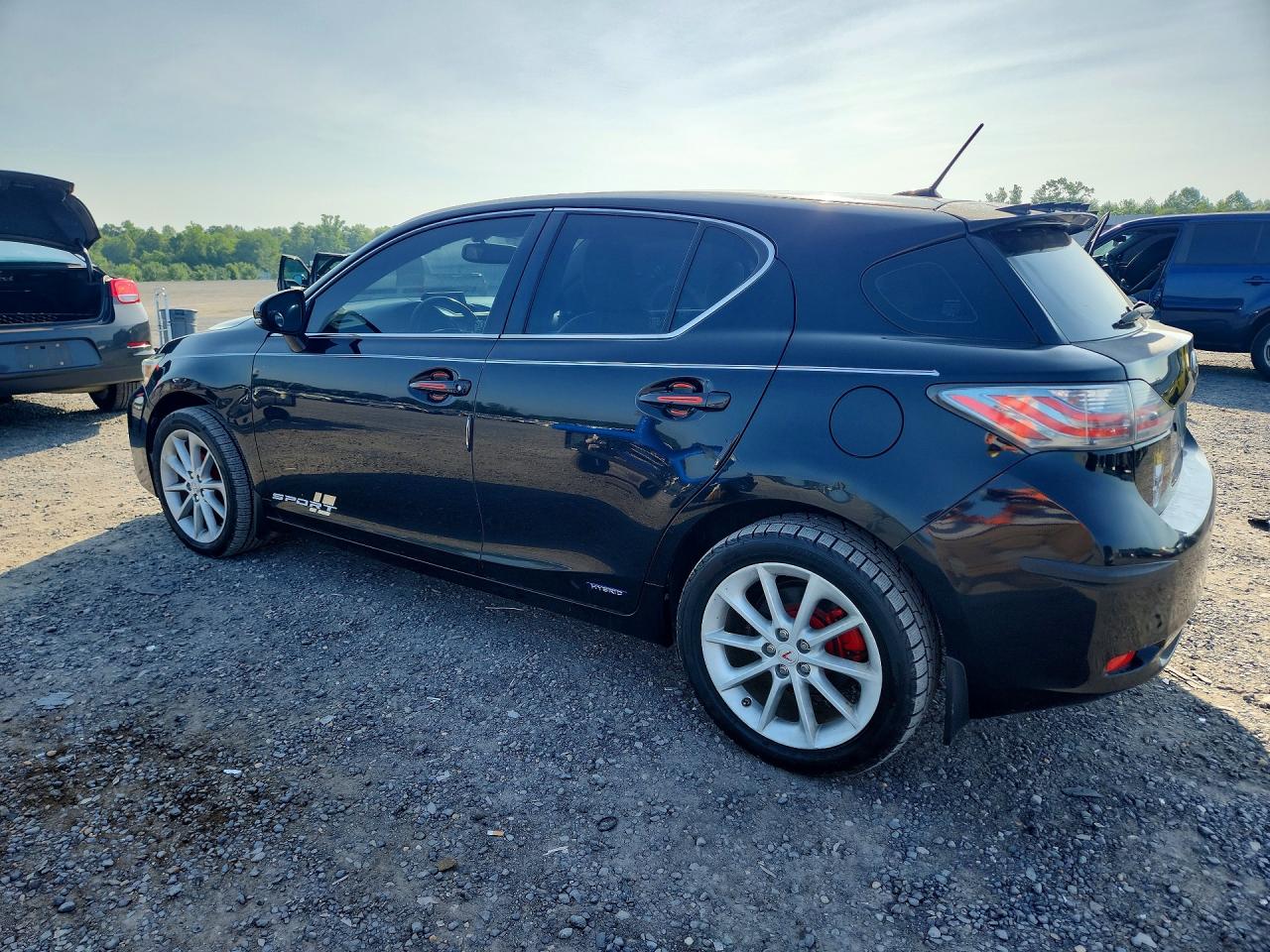 2013 Lexus Ct 200 Black vin: JTHKD5BH7D2163671