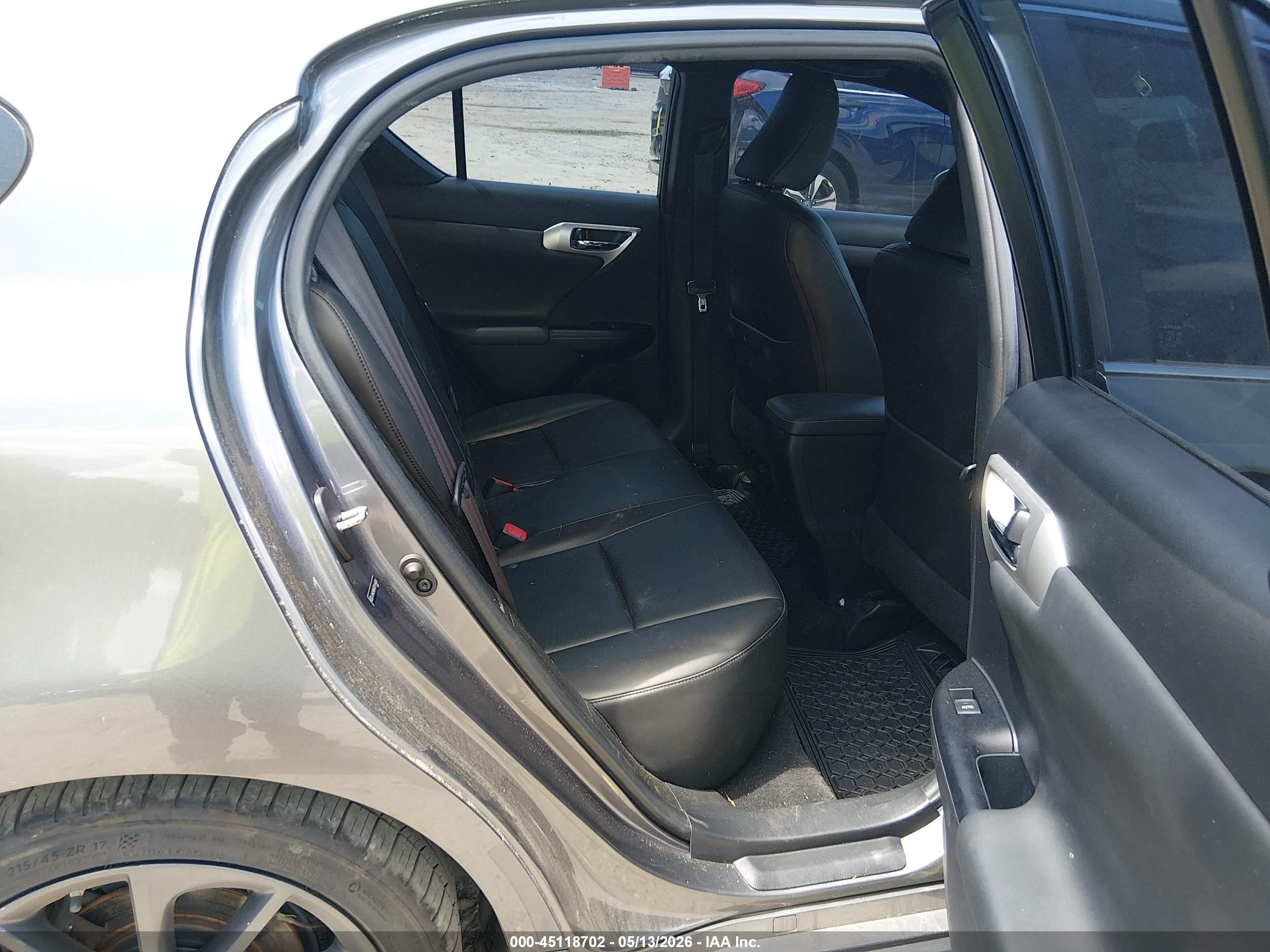 2013 Lexus Ct 200h   Gray vin: JTHKD5BH7D2169020