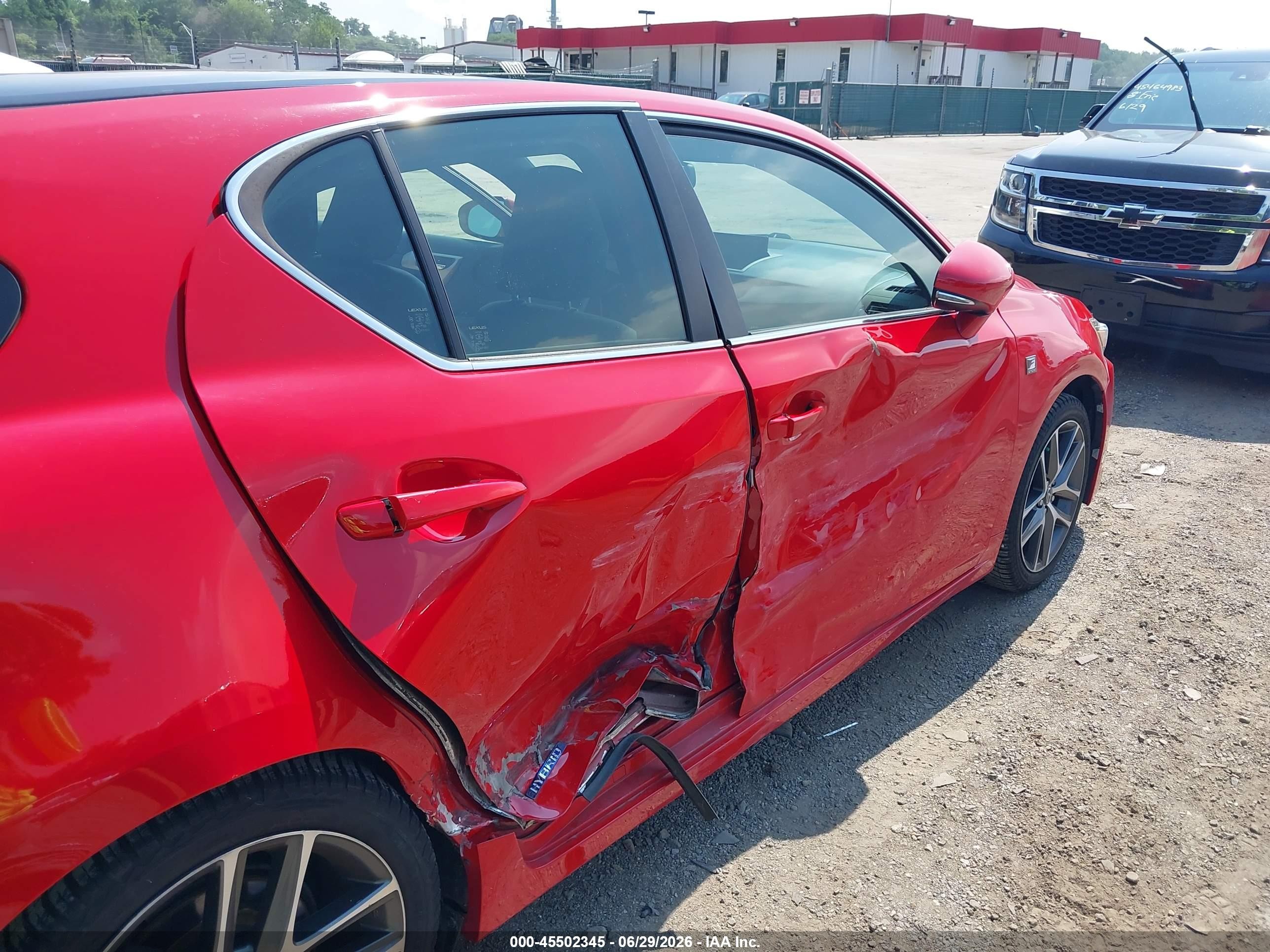 2014 Lexus Ct 200h   Red vin: JTHKD5BH7E2194758