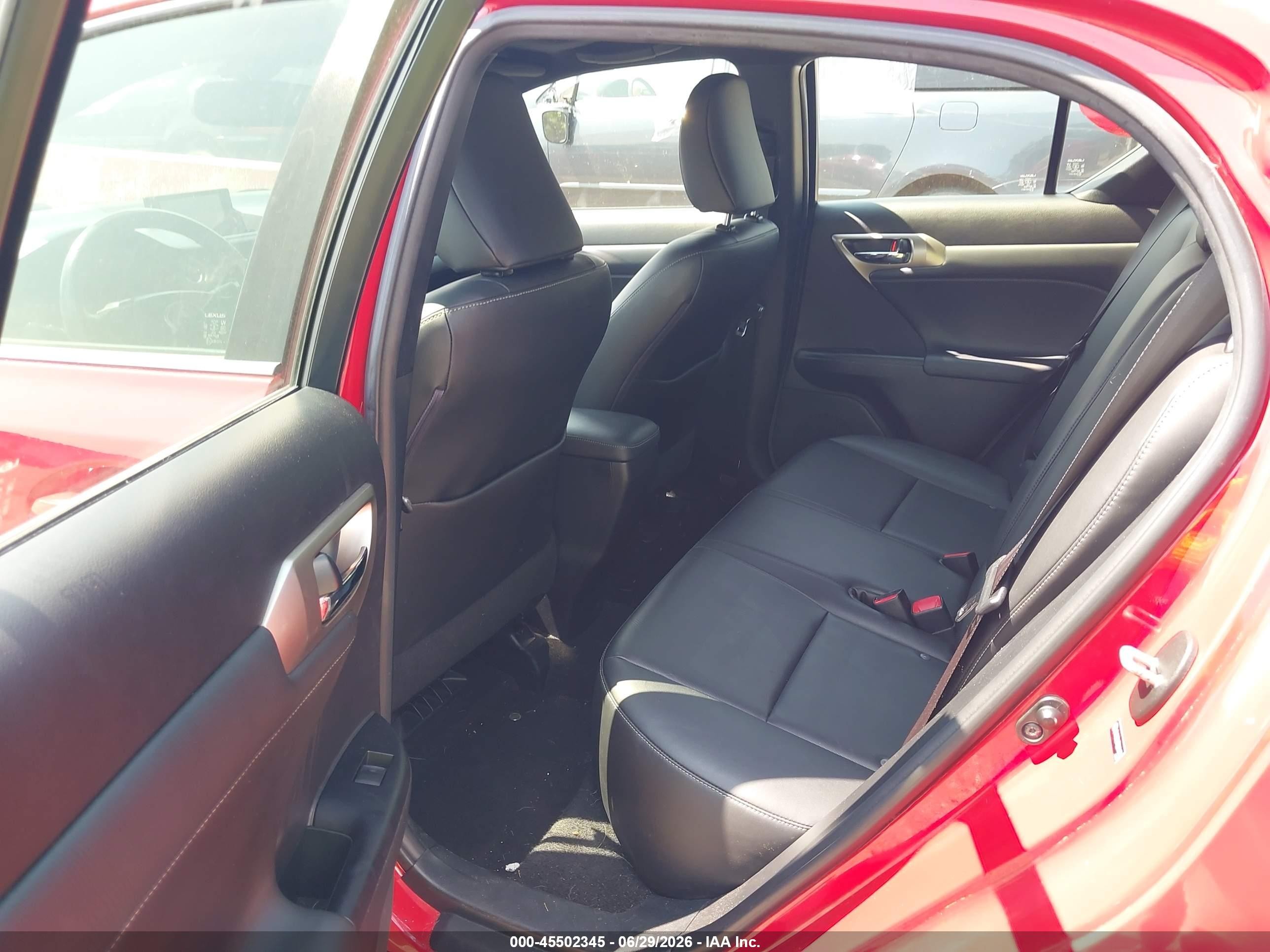 2014 Lexus Ct 200h   Red vin: JTHKD5BH7E2194758