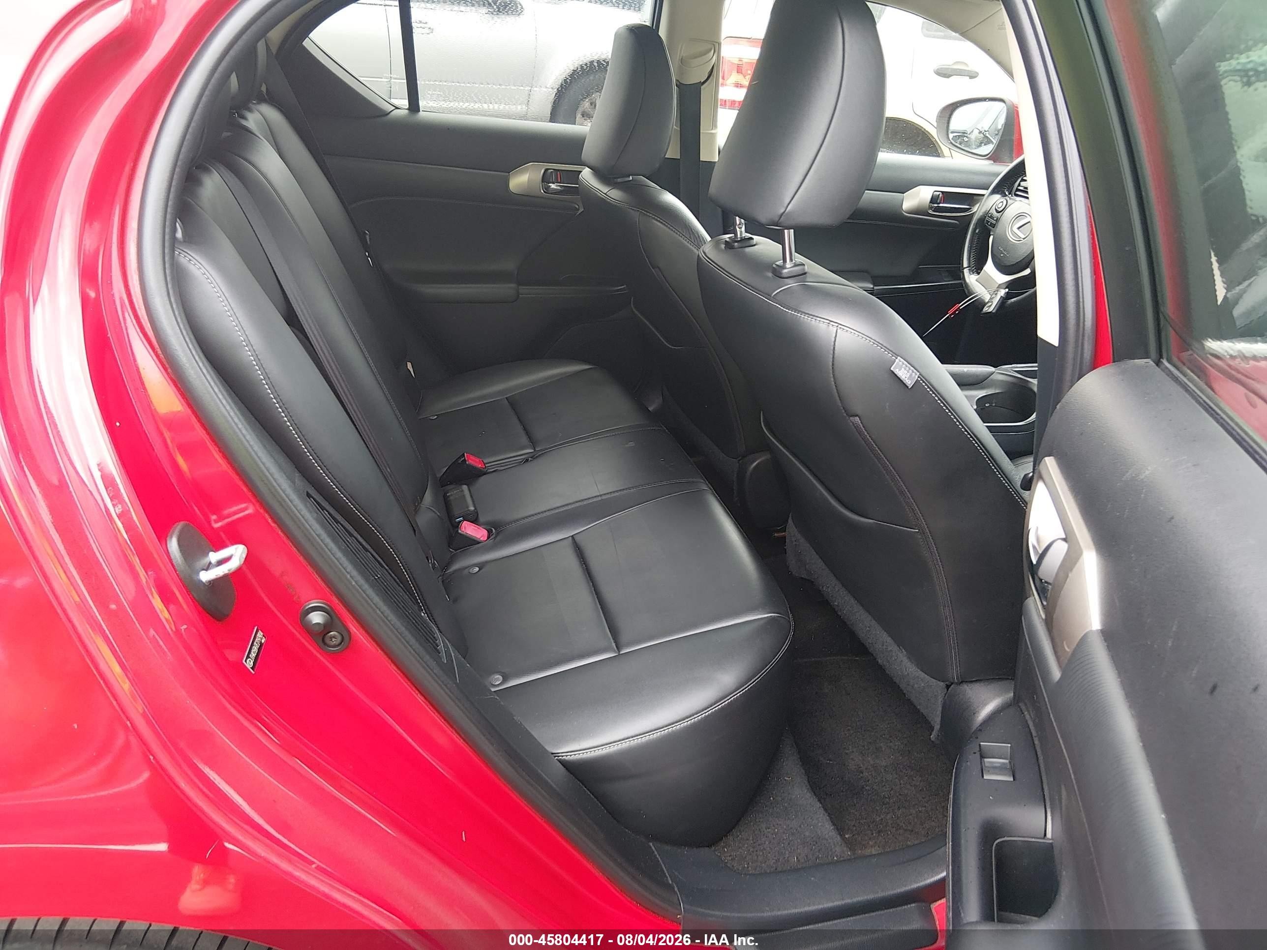 2014 Lexus Ct 200h Red vin: JTHKD5BH7E2197904