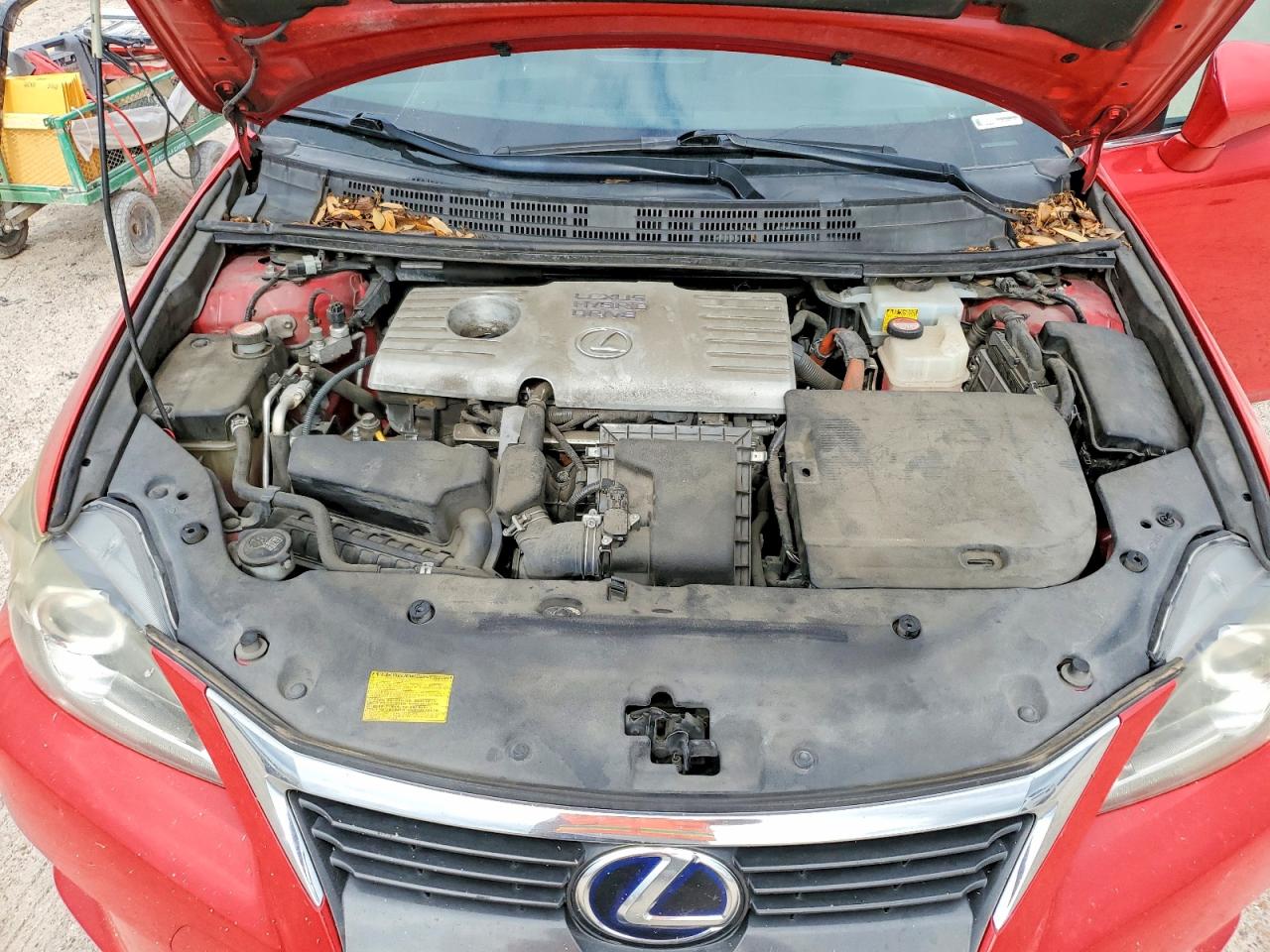 2014 Lexus Ct 200 Red vin: JTHKD5BH7E2201305