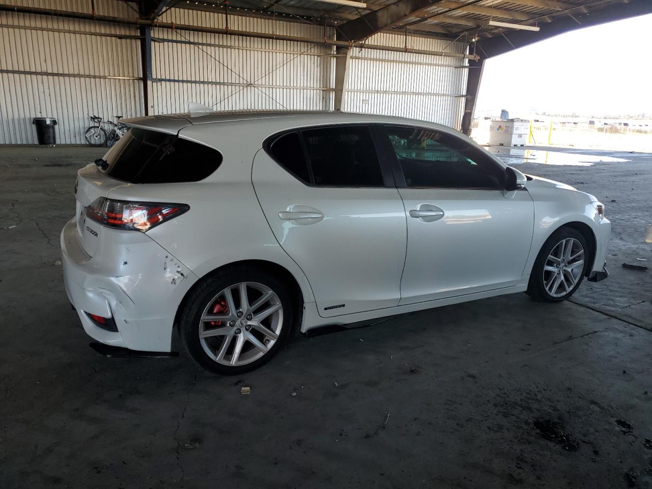 2014 Lexus Ct 200 White vin: JTHKD5BH7E2203247