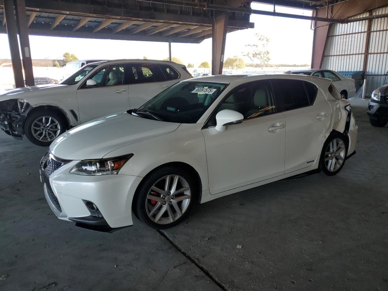 2014 Lexus Ct 200 Белый vin: JTHKD5BH7E2203247