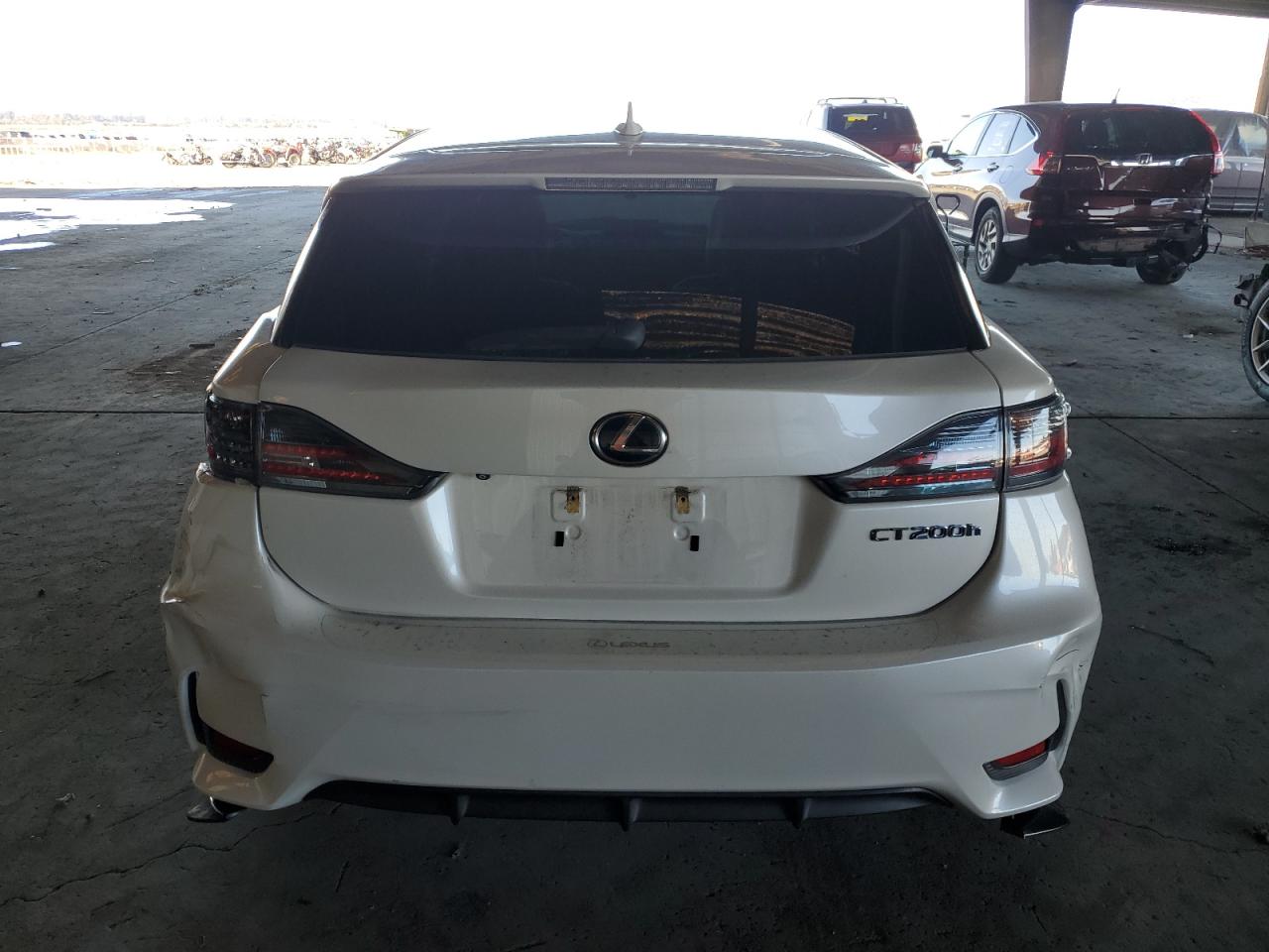 2014 Lexus Ct 200 White vin: JTHKD5BH7E2203247