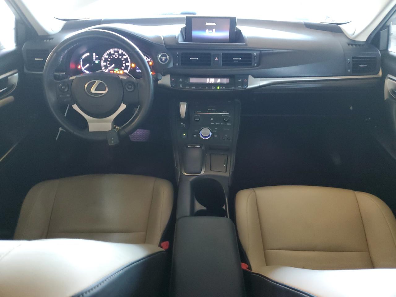2014 Lexus Ct 200 White vin: JTHKD5BH7E2203247