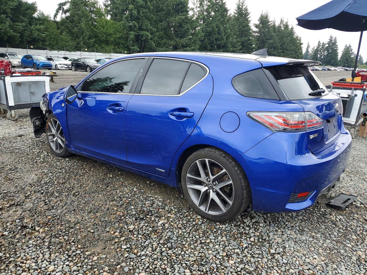 2015 Lexus Ct 200 Blue vin: JTHKD5BH7F2217764