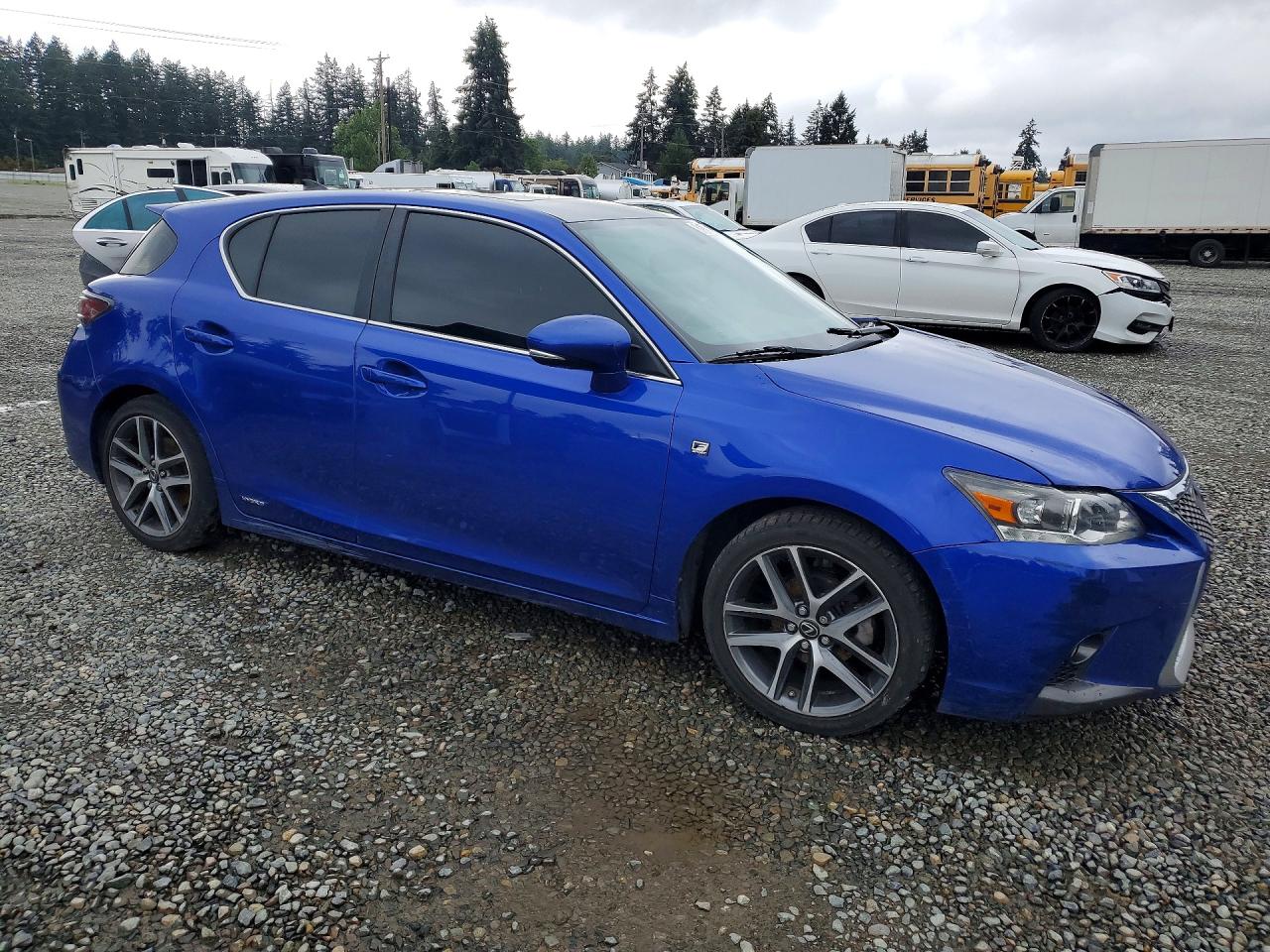 2015 Lexus Ct 200 Blue vin: JTHKD5BH7F2217764