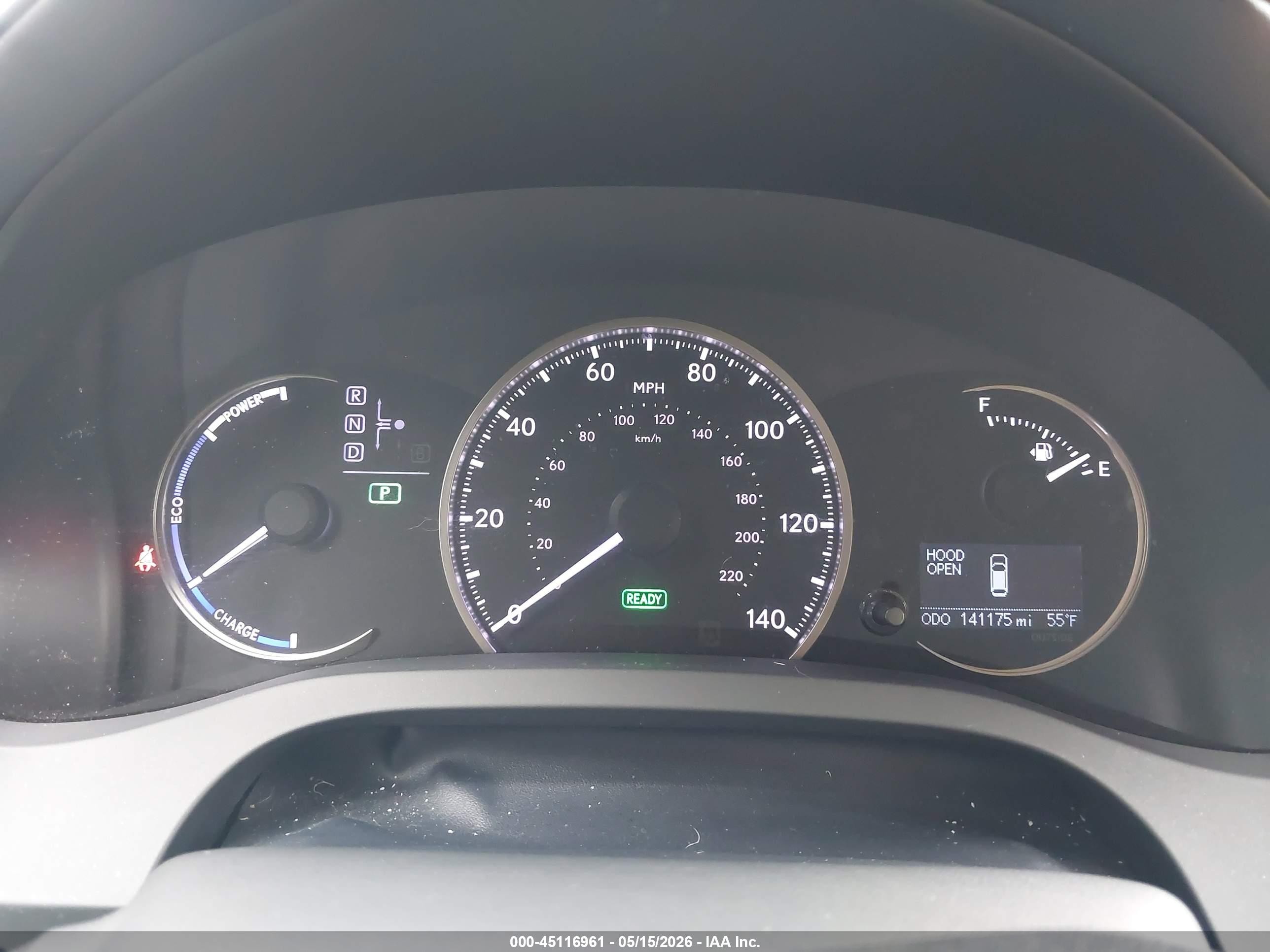 2015 Lexus Ct 200h Black vin: JTHKD5BH7F2233205
