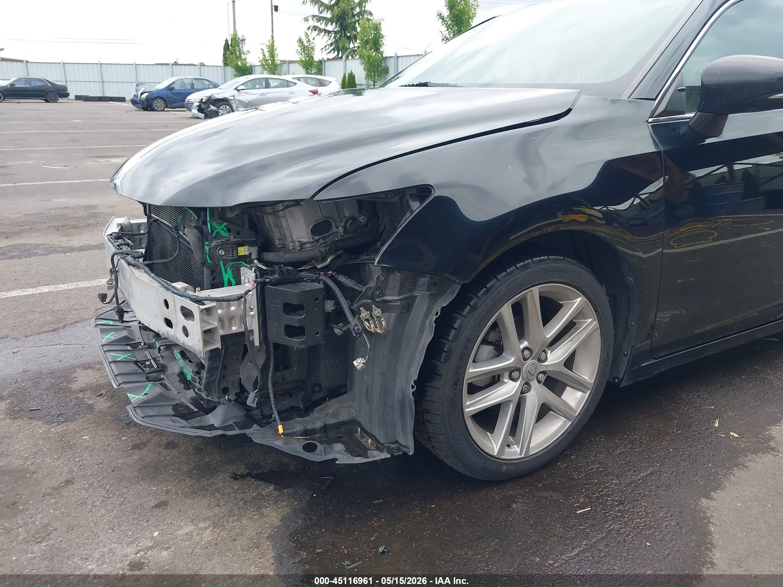 2015 Lexus Ct 200h Black vin: JTHKD5BH7F2233205