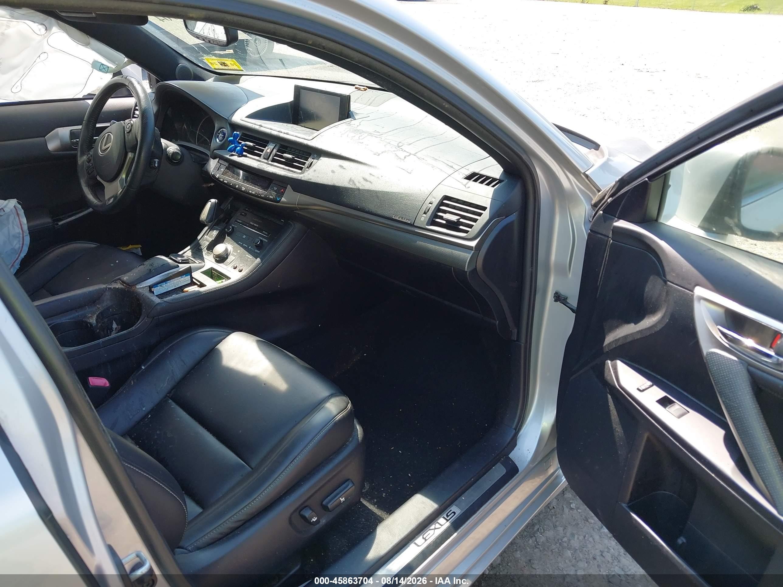 2015 Lexus Ct 200h   Silver vin: JTHKD5BH7F2234922