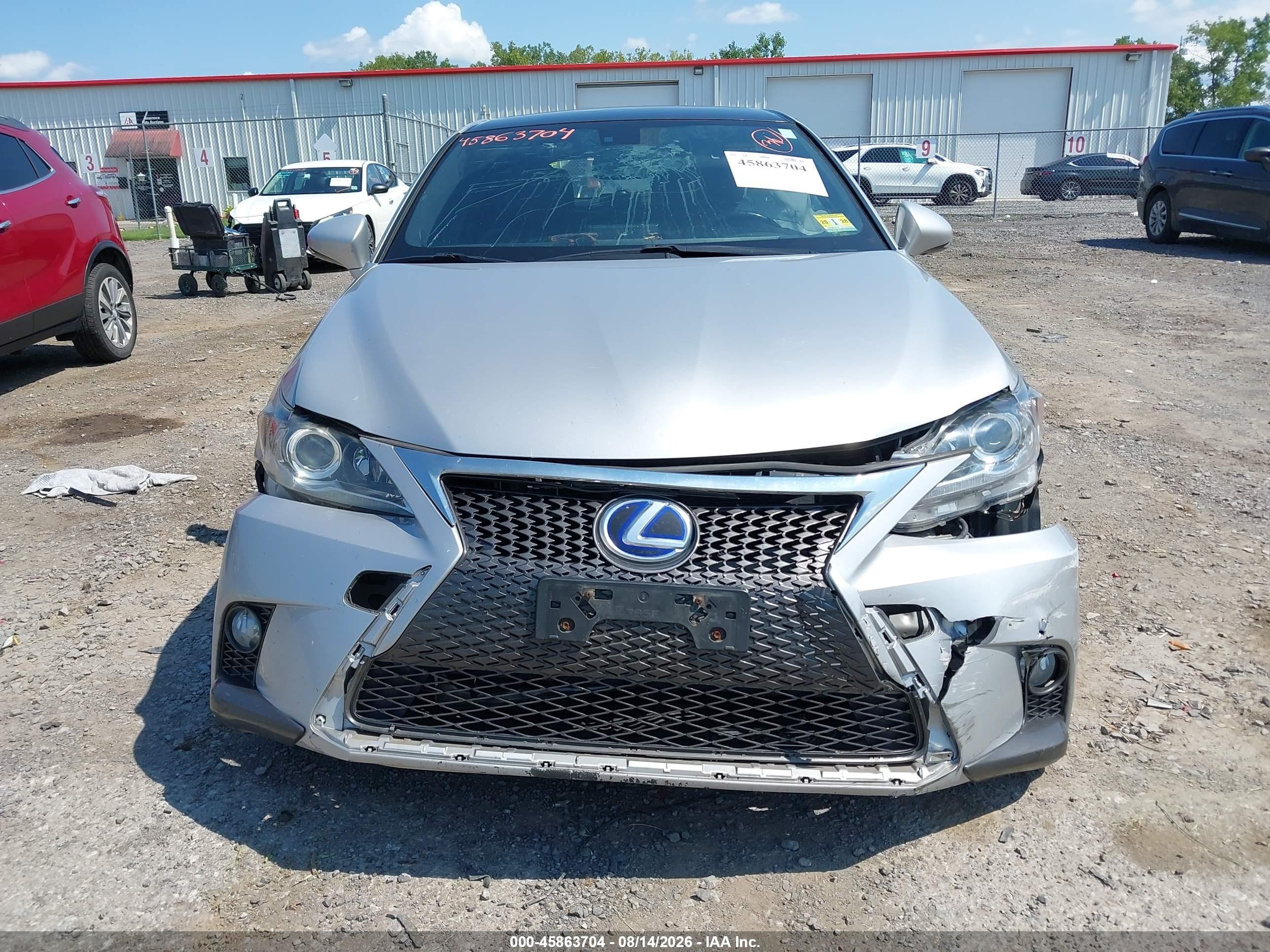 2015 Lexus Ct 200h   Silver vin: JTHKD5BH7F2234922