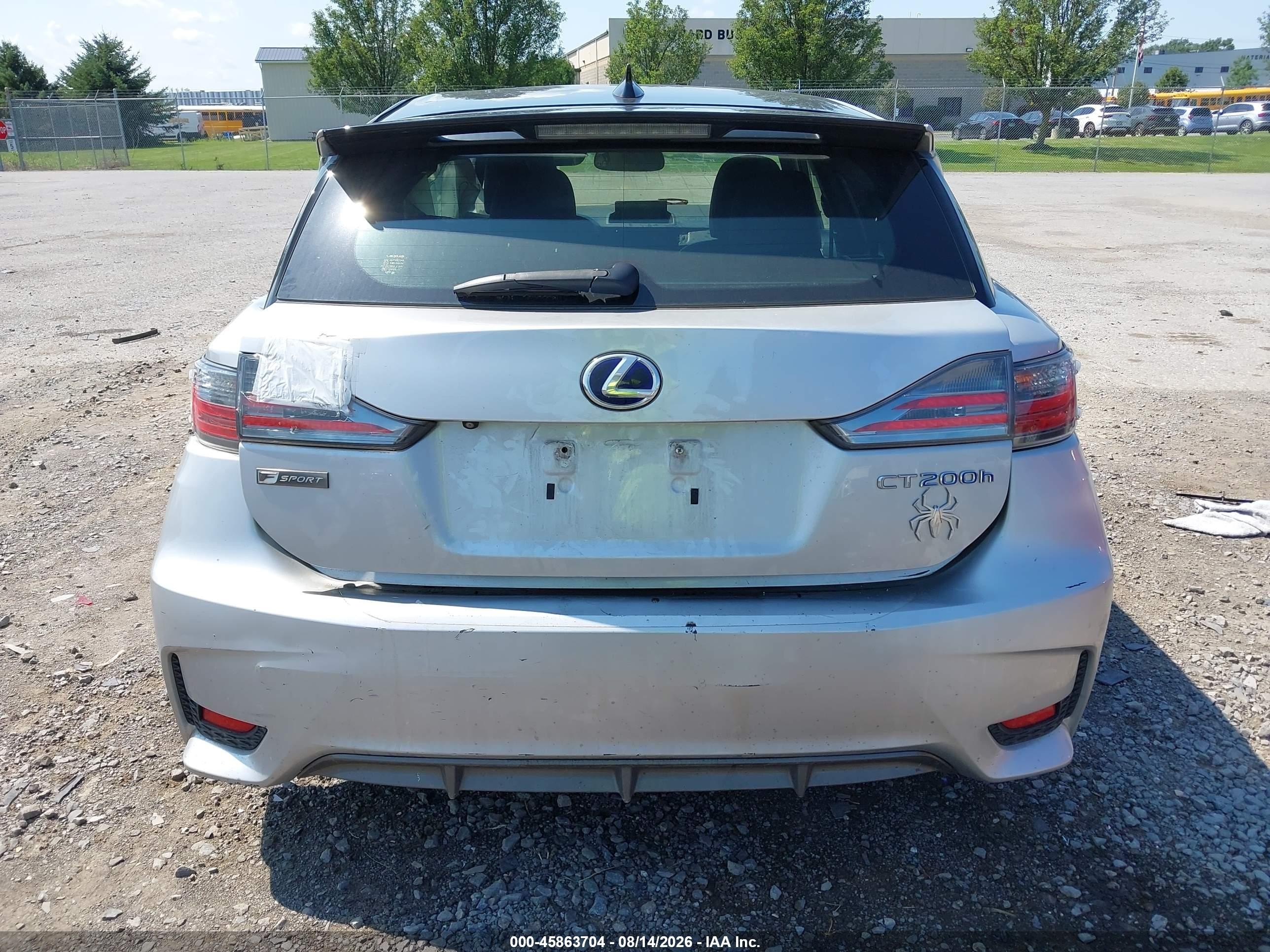 2015 Lexus Ct 200h   Silver vin: JTHKD5BH7F2234922