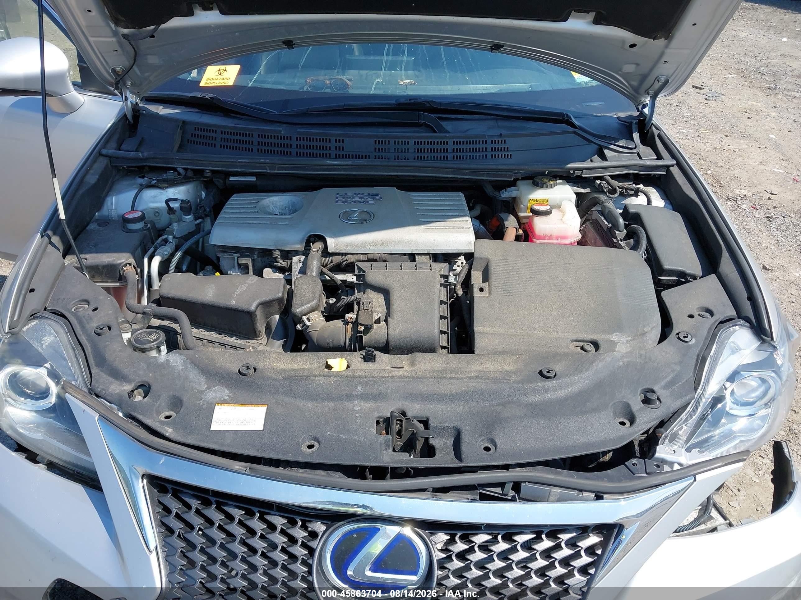 2015 Lexus Ct 200h   Silver vin: JTHKD5BH7F2234922
