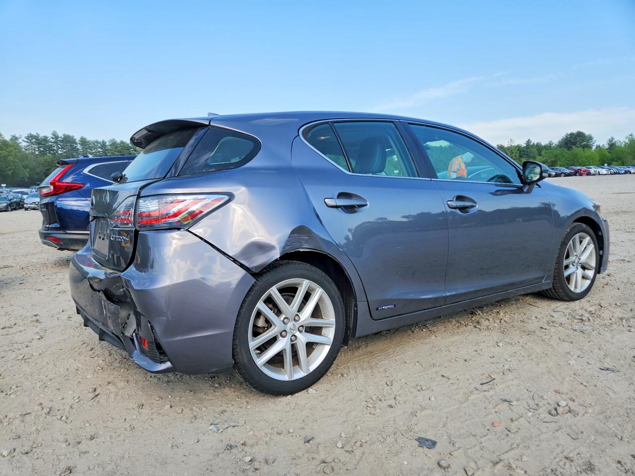 2015 Lexus Ct 200 Серый vin: JTHKD5BH7F2247170