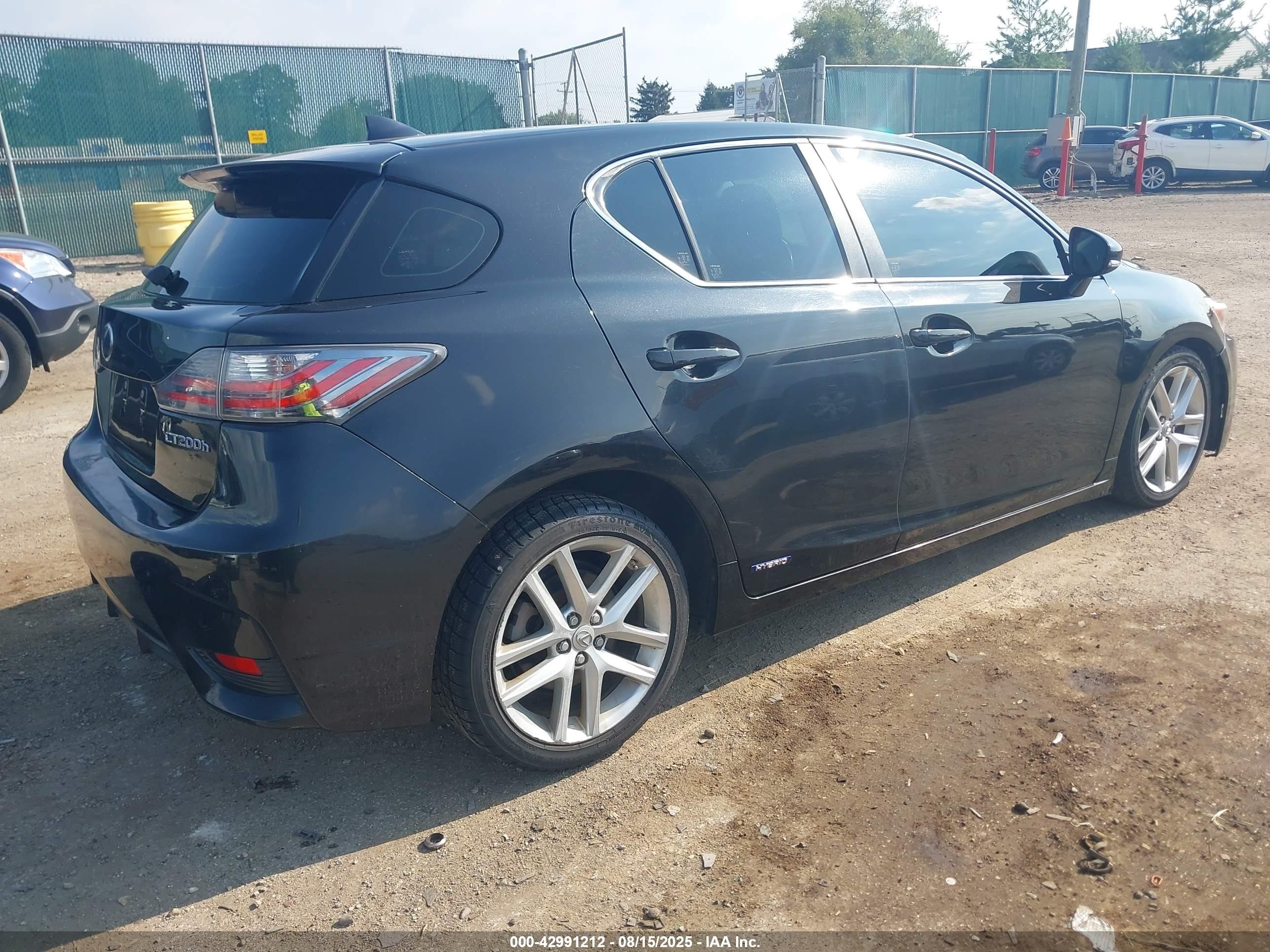 2017 Lexus Ct 200h   Black vin: JTHKD5BH7H2282097