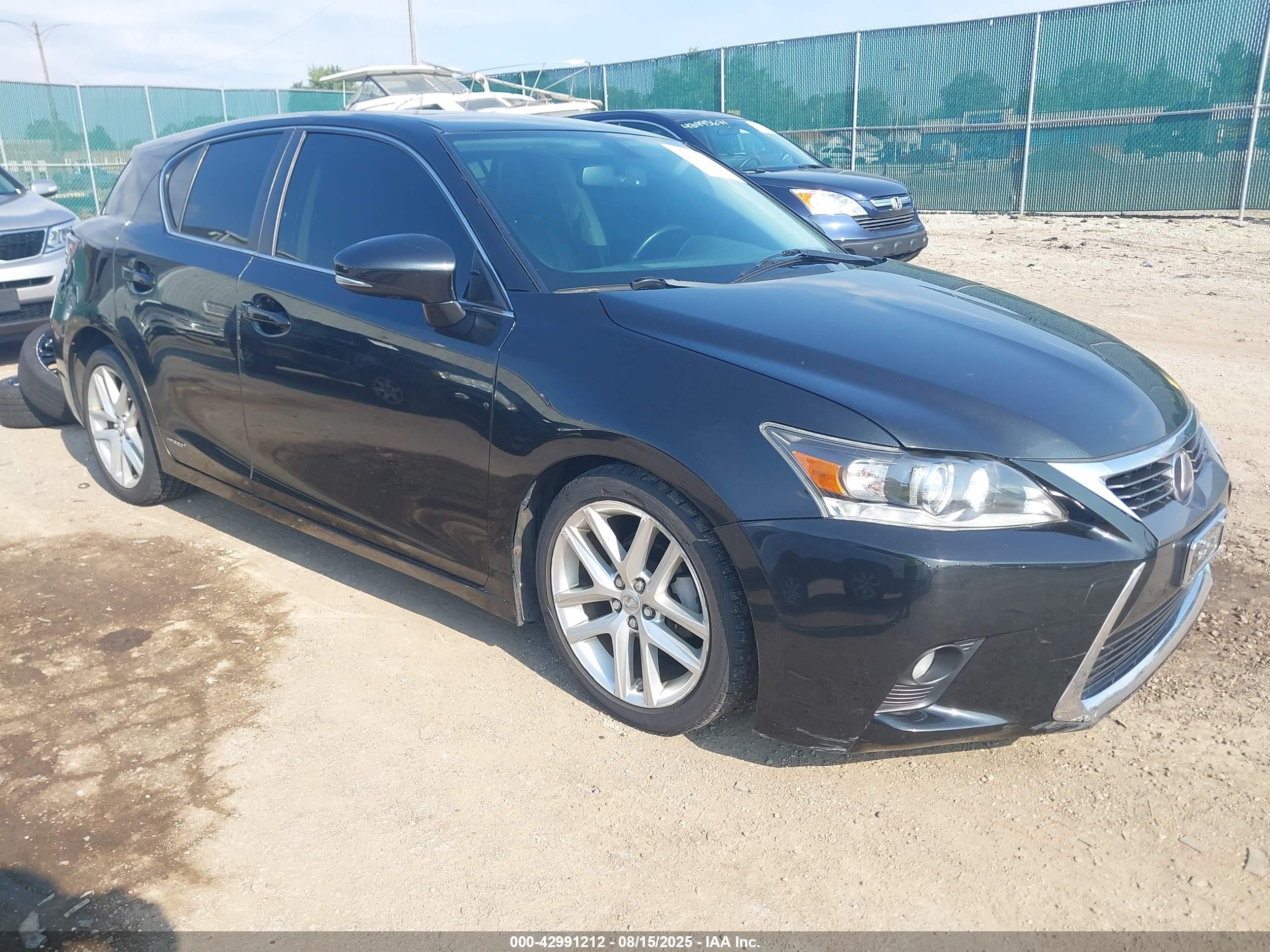 2017 Lexus Ct 200h   Black vin: JTHKD5BH7H2282097