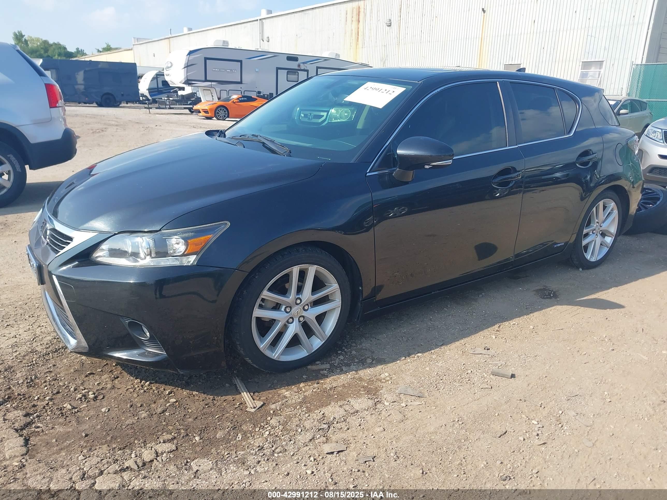 2017 Lexus Ct 200h   Black vin: JTHKD5BH7H2282097