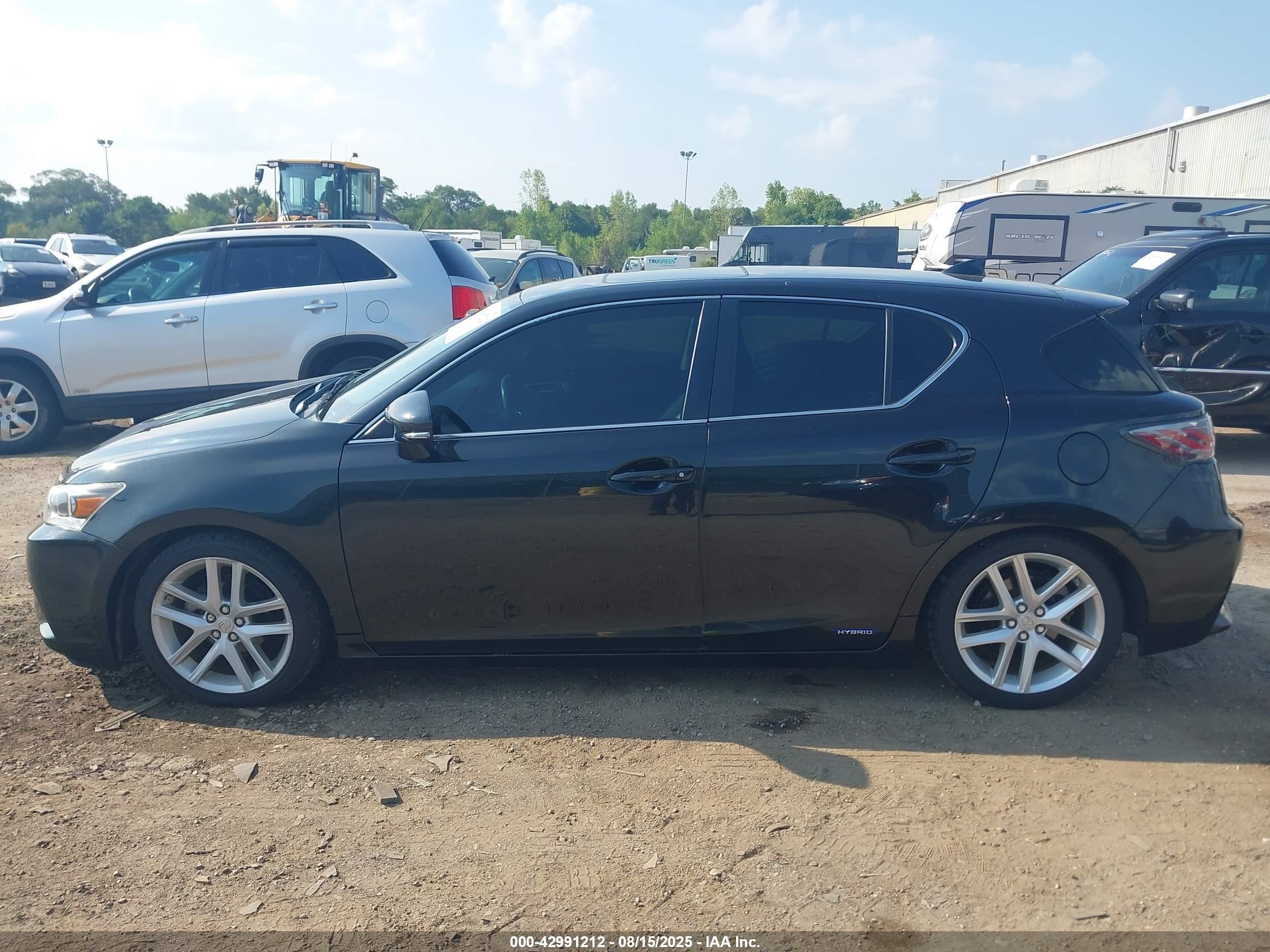 2017 Lexus Ct 200h   Black vin: JTHKD5BH7H2282097