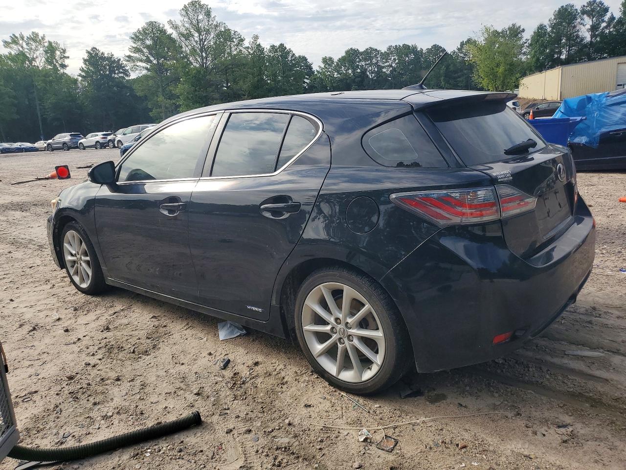 2011 Lexus Ct 200 Black vin: JTHKD5BH8B2039034