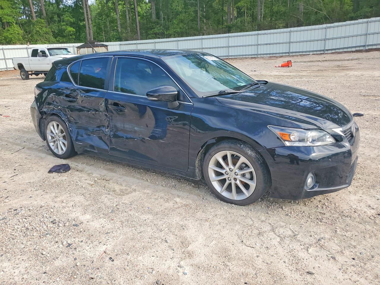 2011 Lexus Ct 200 Black vin: JTHKD5BH8B2039034