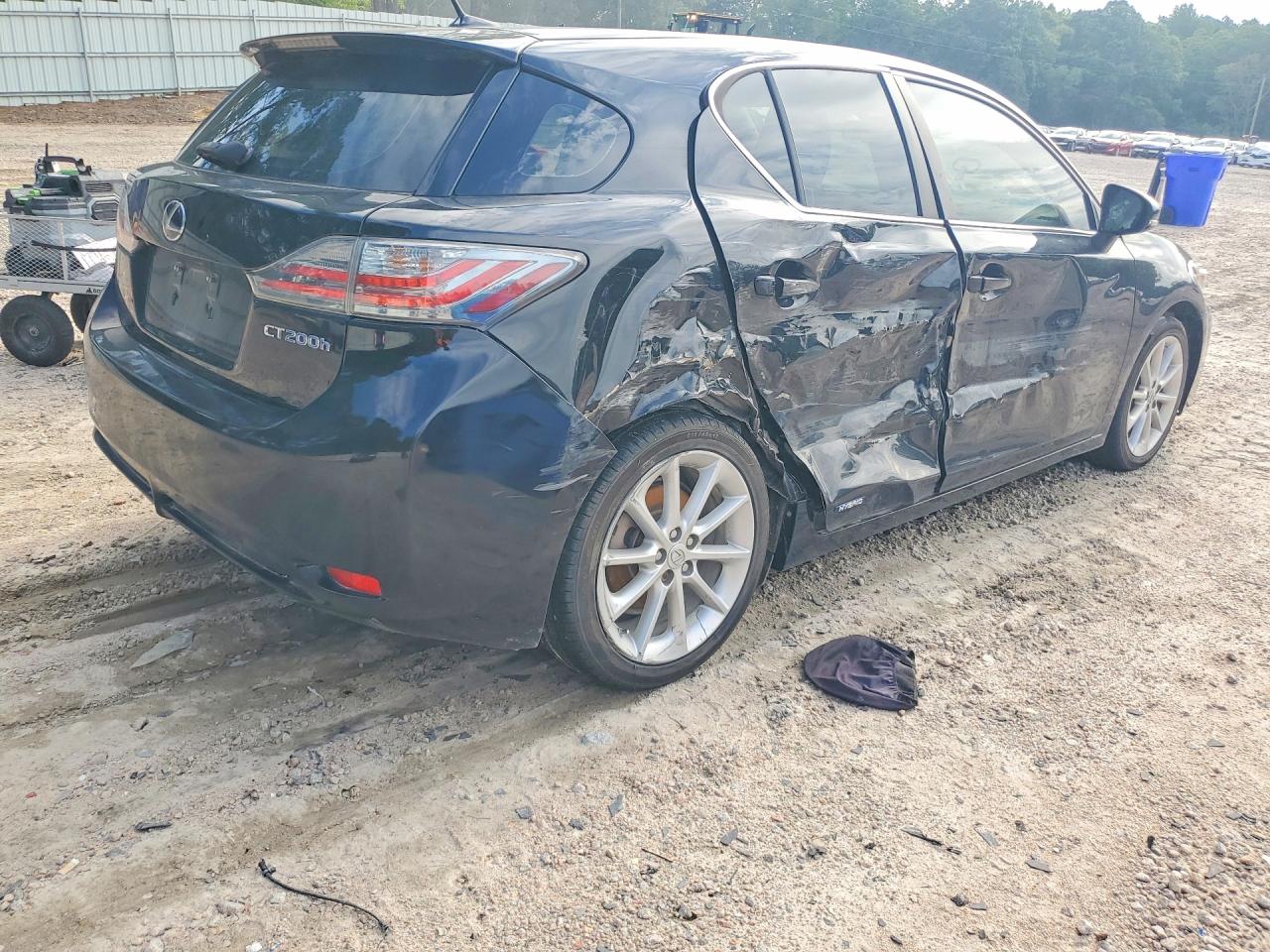 2011 Lexus Ct 200 Black vin: JTHKD5BH8B2039034
