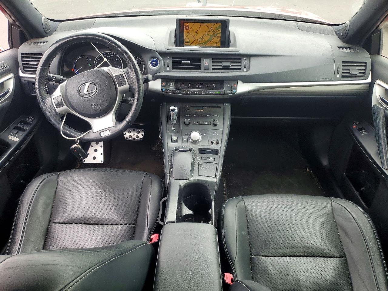 2012 Lexus Ct 200 Burgundy vin: JTHKD5BH8C2054361