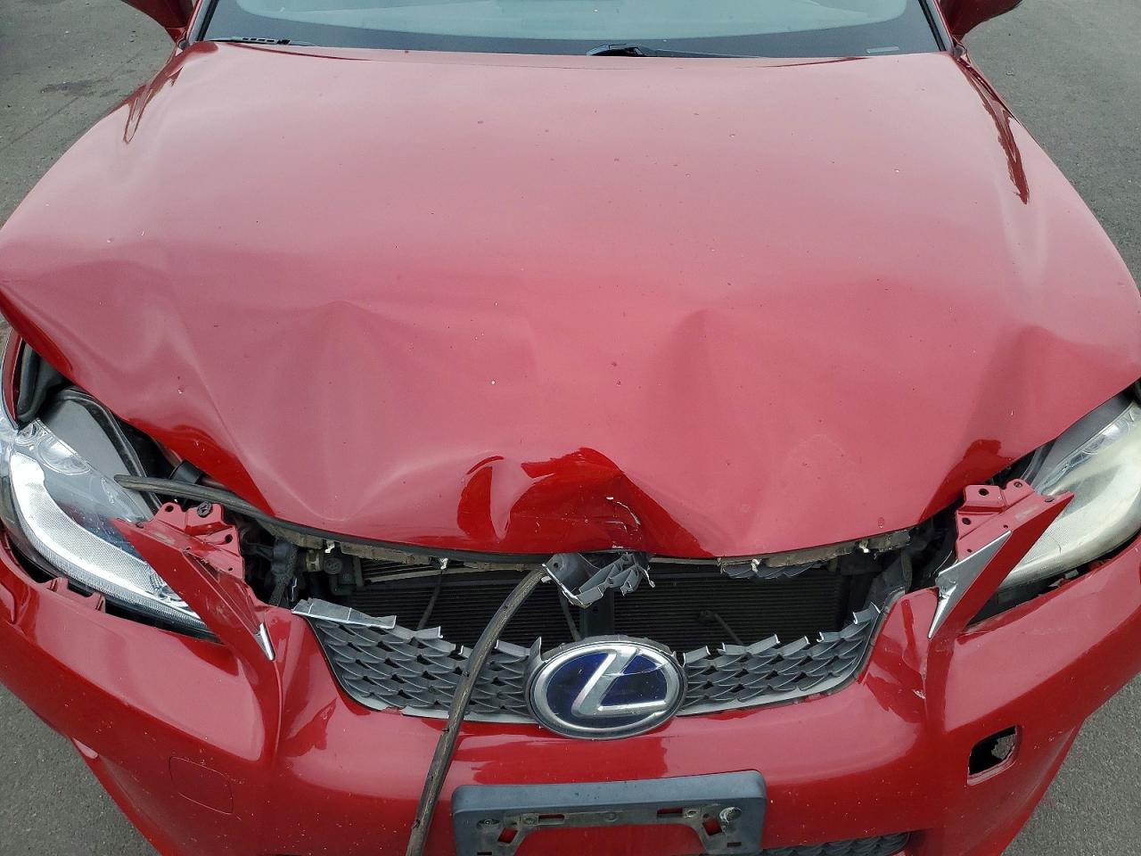 2012 Lexus Ct 200 Burgundy vin: JTHKD5BH8C2054361