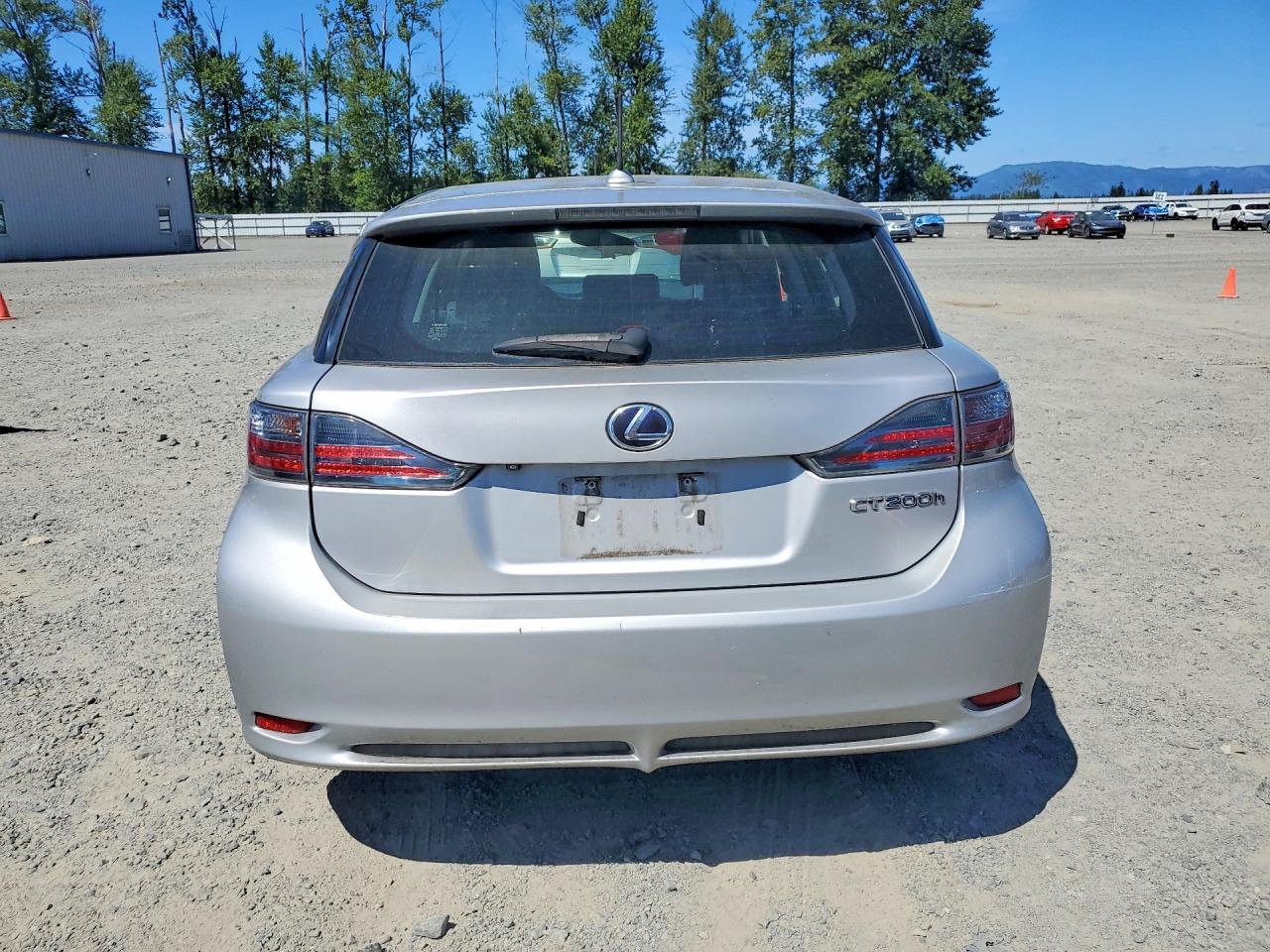 2012 Lexus Ct 200 Silver vin: JTHKD5BH8C2069801