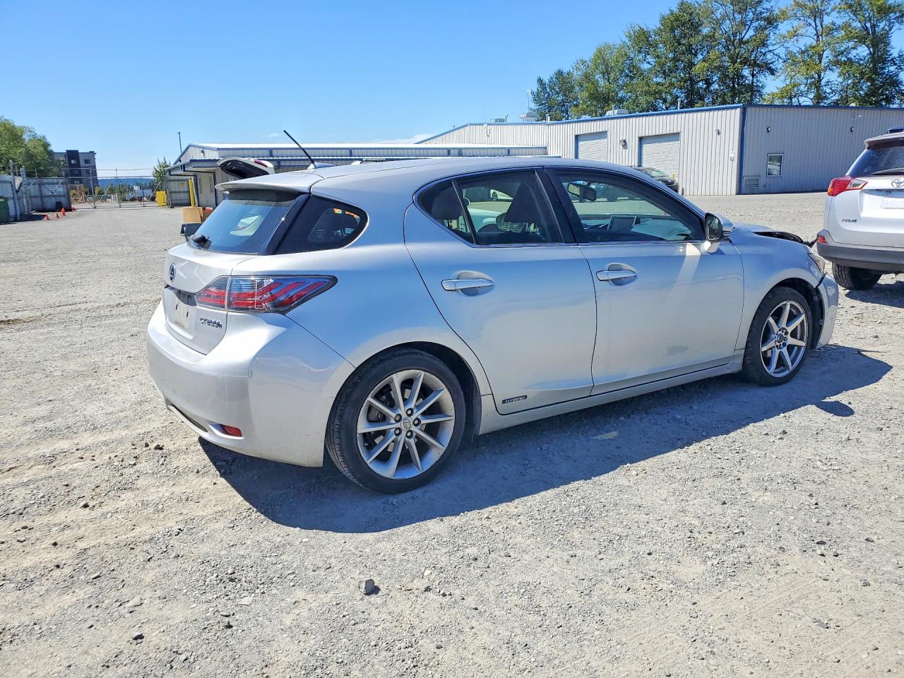 2012 Lexus Ct 200 Silver vin: JTHKD5BH8C2069801