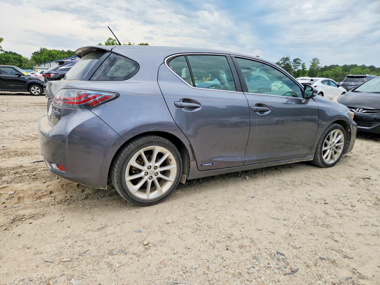 2012 Lexus Ct 200 Серый vin: JTHKD5BH8C2082760