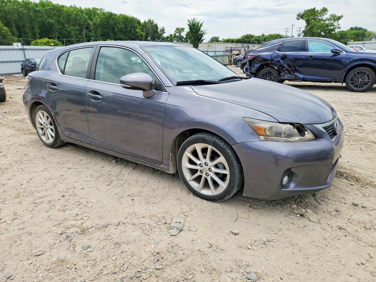 2012 Lexus Ct 200 Серый vin: JTHKD5BH8C2082760