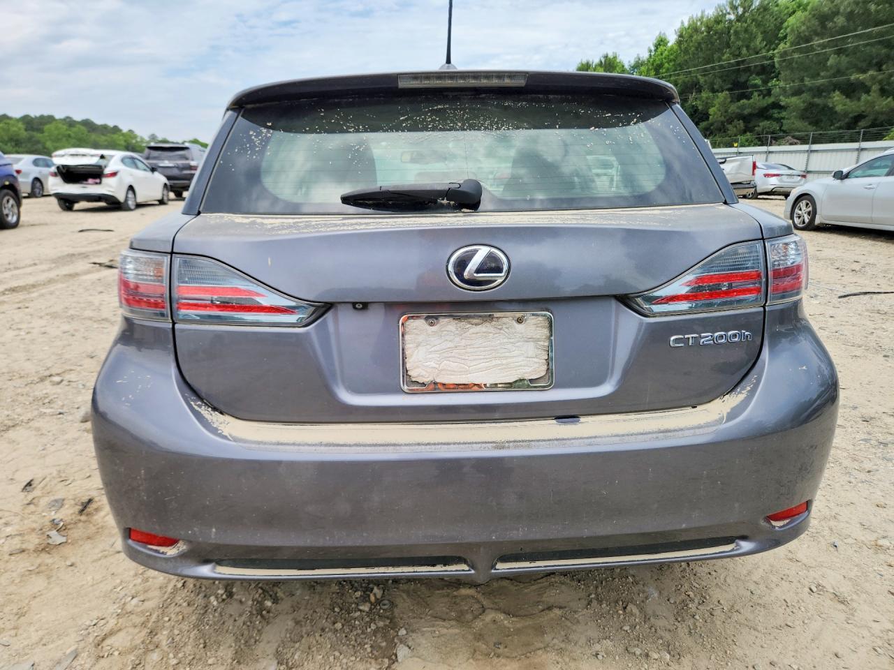 2012 Lexus Ct 200 Серый vin: JTHKD5BH8C2082760