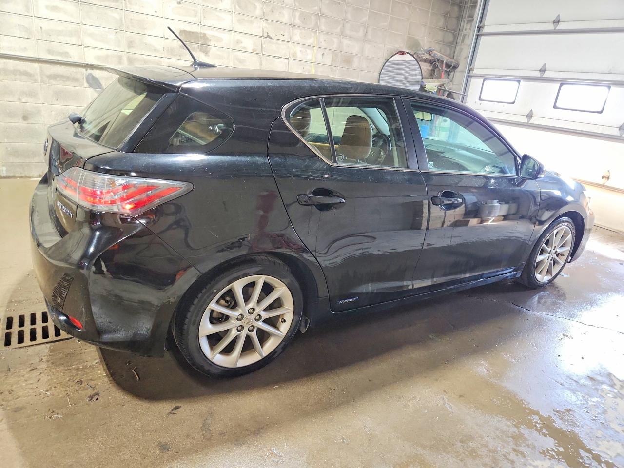 2012 Lexus Ct 200 Black vin: JTHKD5BH8C2087778