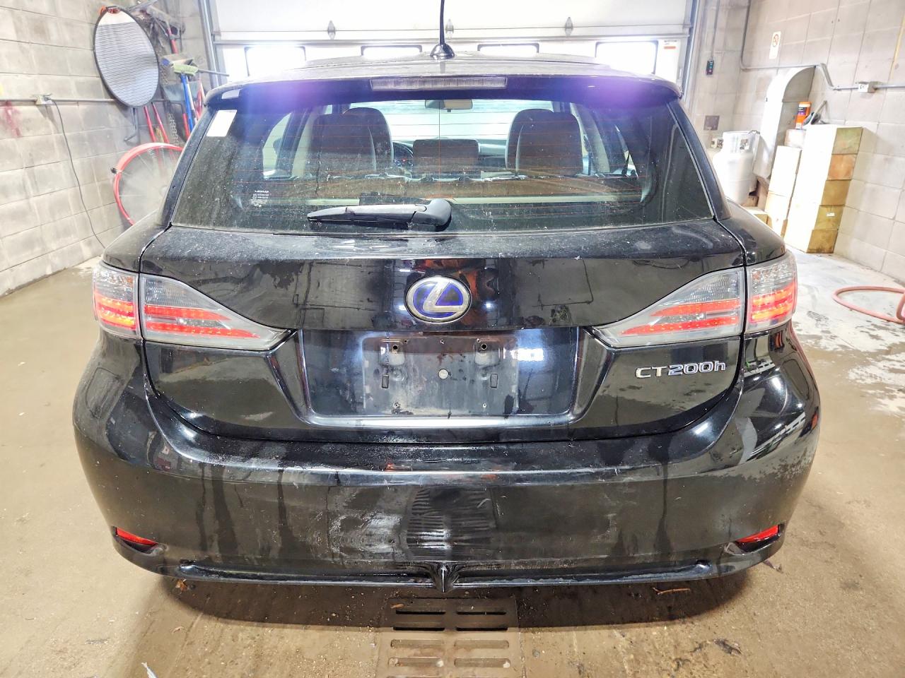 2012 Lexus Ct 200 Black vin: JTHKD5BH8C2087778