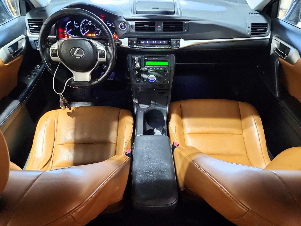 2012 Lexus Ct 200 Black vin: JTHKD5BH8C2087778