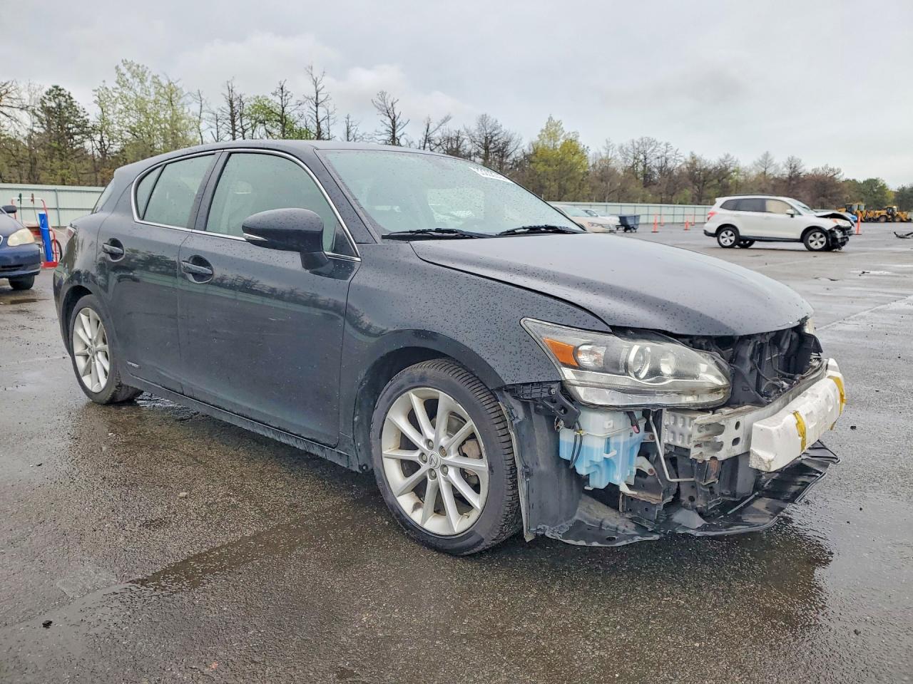 2012 Lexus Ct 200 Black vin: JTHKD5BH8C2101226
