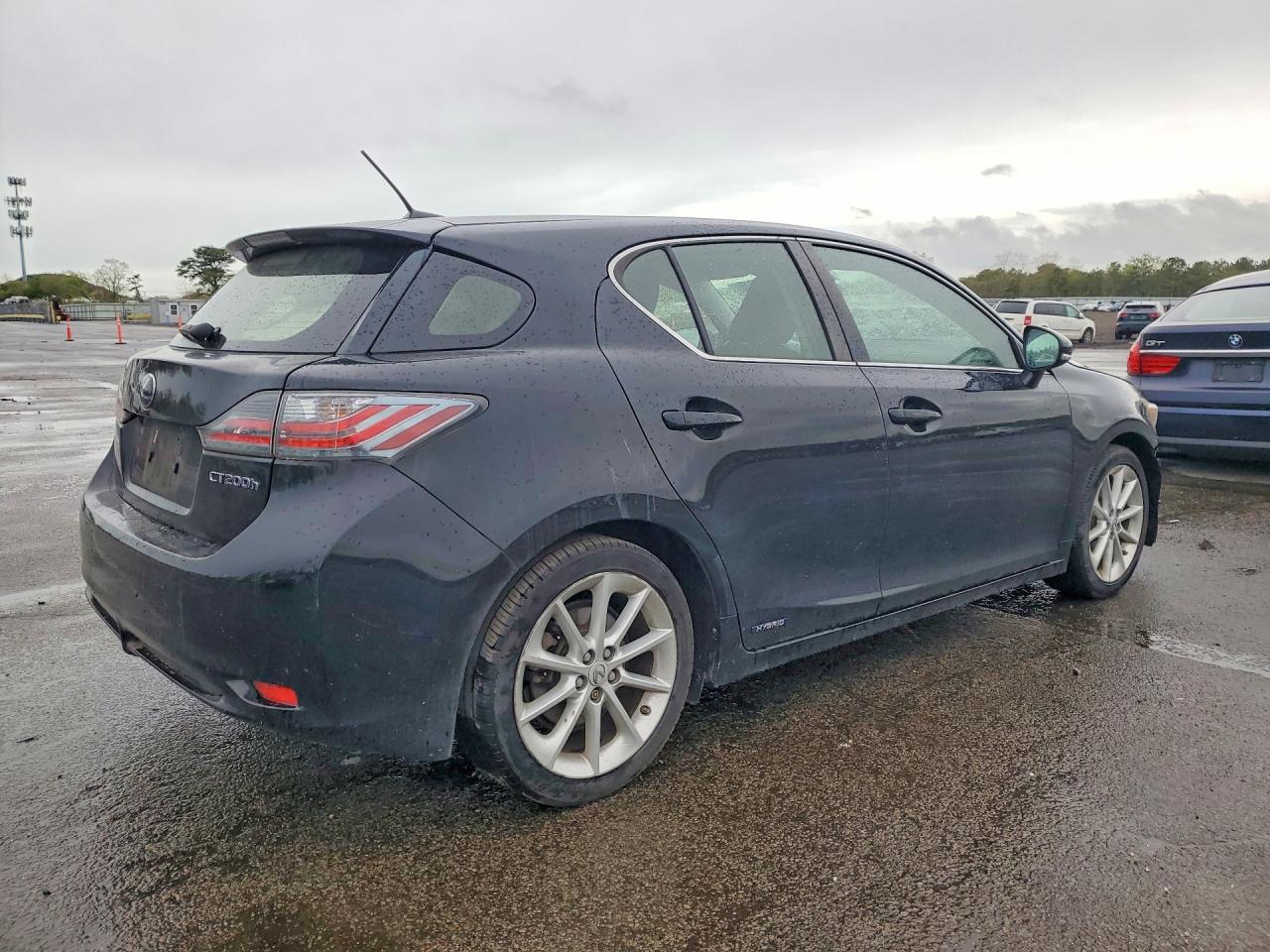 2012 Lexus Ct 200 Black vin: JTHKD5BH8C2101226