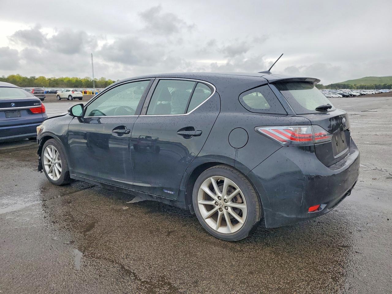 2012 Lexus Ct 200 Black vin: JTHKD5BH8C2101226