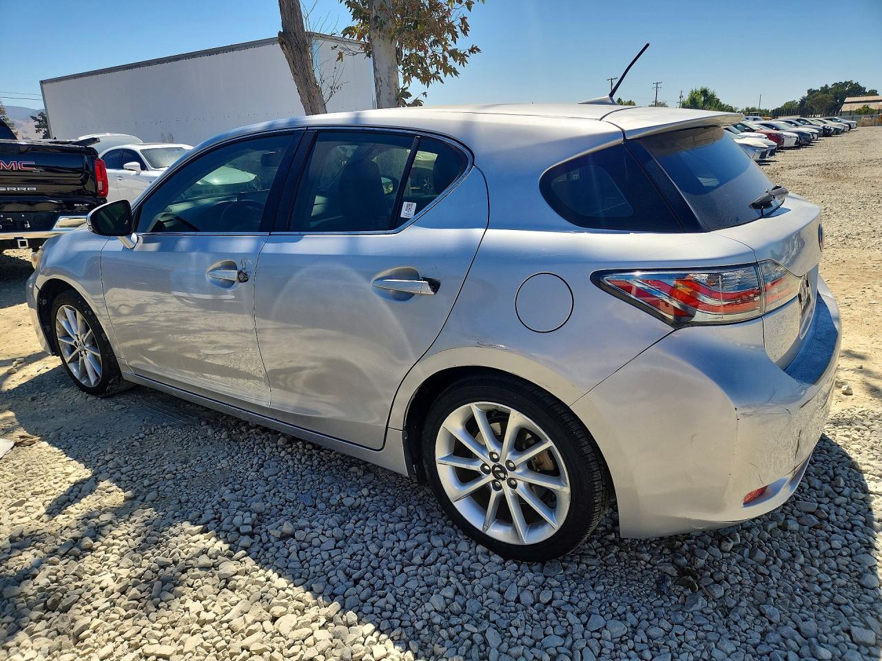 2012 Lexus Ct 200 Silver vin: JTHKD5BH8C2102750