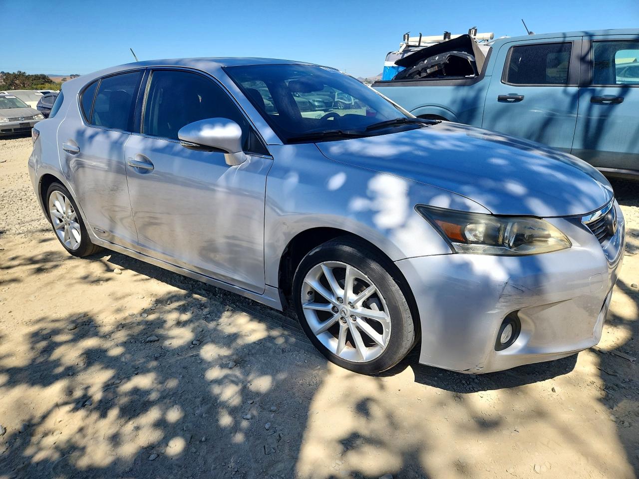 2012 Lexus Ct 200 Silver vin: JTHKD5BH8C2102750