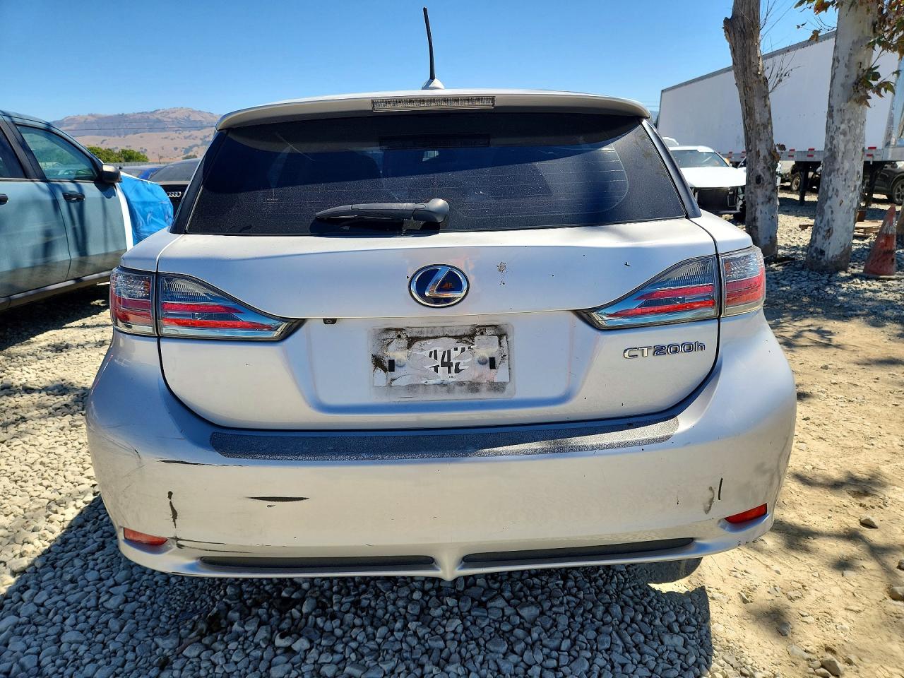 2012 Lexus Ct 200 Silver vin: JTHKD5BH8C2102750