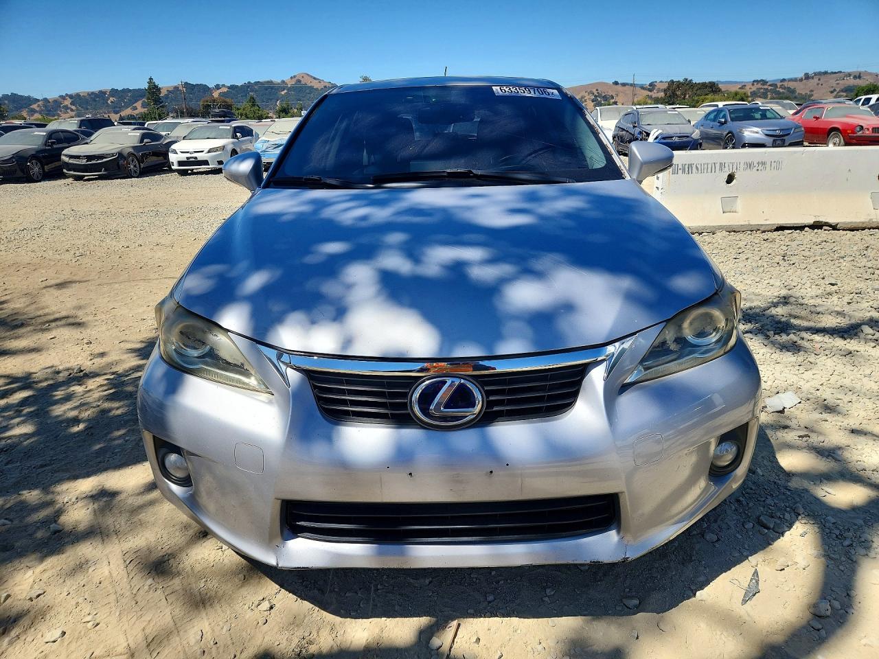 2012 Lexus Ct 200 Silver vin: JTHKD5BH8C2102750