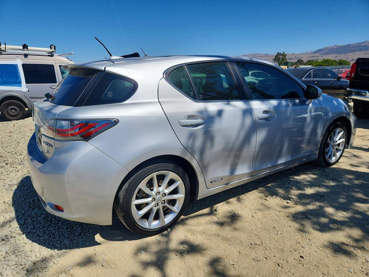 2012 Lexus Ct 200 Silver vin: JTHKD5BH8C2102750