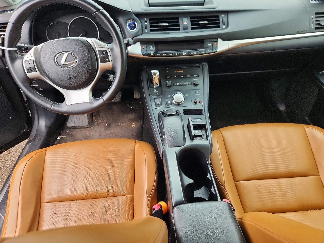 2012 Lexus Ct 200 Gray vin: JTHKD5BH8C2102795