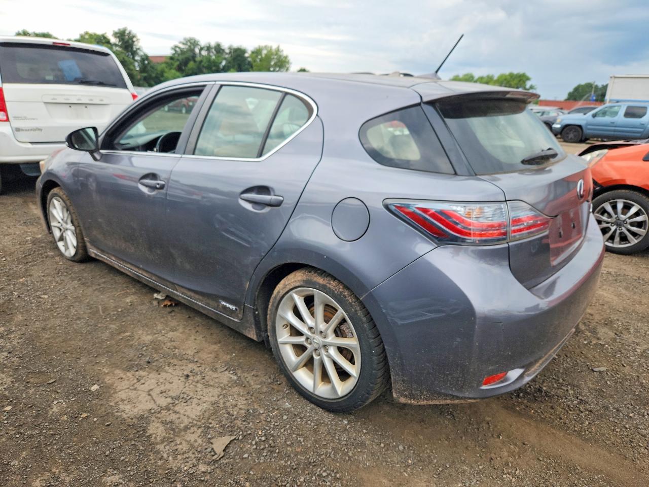 2012 Lexus Ct 200 Gray vin: JTHKD5BH8C2102795