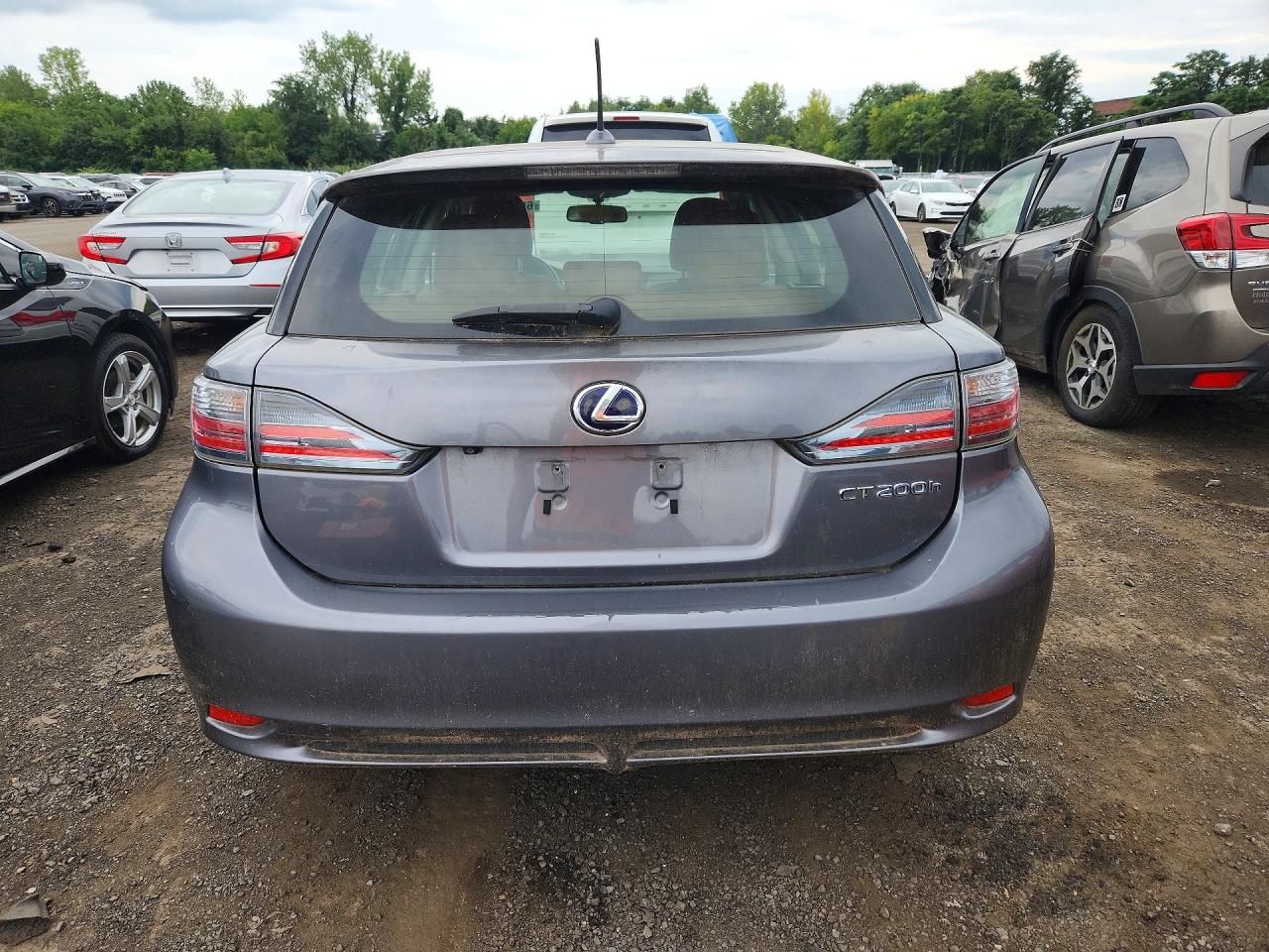 2012 Lexus Ct 200 Gray vin: JTHKD5BH8C2102795