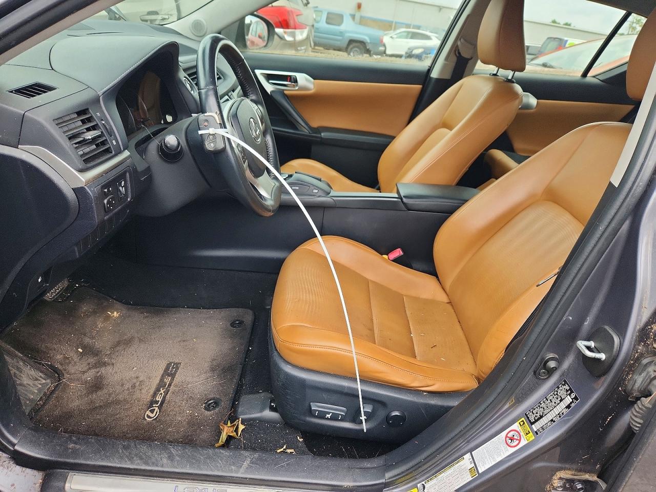 2012 Lexus Ct 200 Gray vin: JTHKD5BH8C2102795