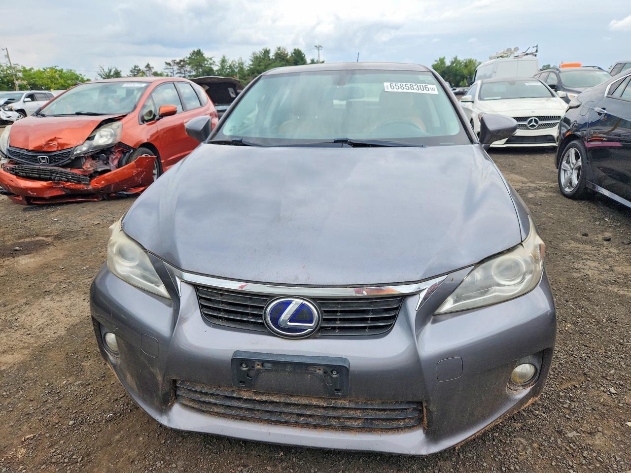 2012 Lexus Ct 200 Gray vin: JTHKD5BH8C2102795